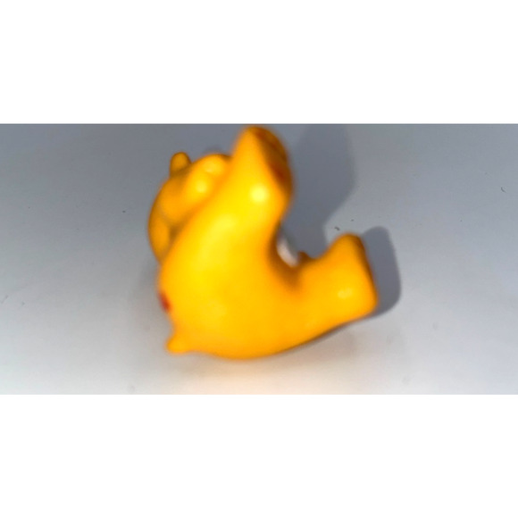 Vintage Orange Friendship Bear Care Bea Yellow Flowers Cake Topper Cupcake Top - Picture 5 of 7